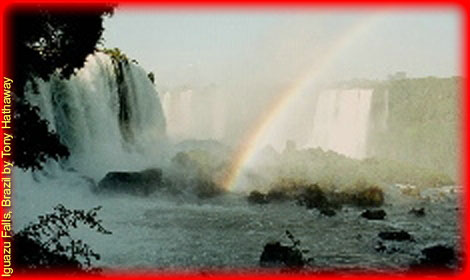 Iguazu Falls, Brazil by Tony Hathaway